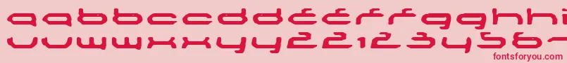 Mechoba Font – Red Fonts on Pink Background