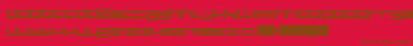 Подробнее о шрифте ProtoLdr Шрифт ProtoLdr – коричневые шрифты на красном фоне