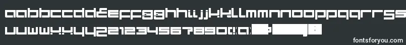 ProtoLdr Font – White Fonts on Black Background