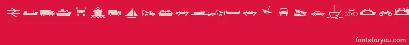 More about MapinfoTransportation Font MapinfoTransportation Font – Pink Fonts on Red Background