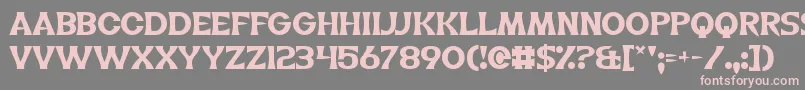 TheLifeOfFlight Font – Pink Fonts on Gray Background