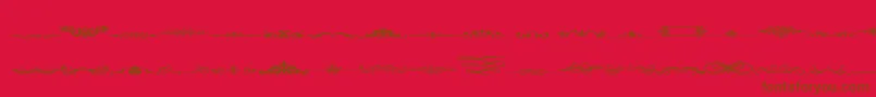 Saiba mais sobre a fonte VintageDecorativeSigns4 Fonte VintageDecorativeSigns4 – fontes marrons em um fundo vermelho