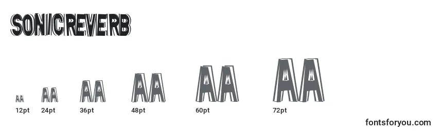 Sonicreverb Font Sizes