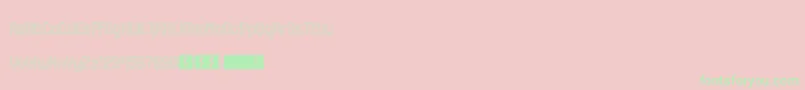 JdJessica Font – Green Fonts on Pink Background