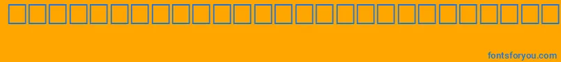 fuente Ft85 – Fuentes Azules Sobre Fondo Naranja