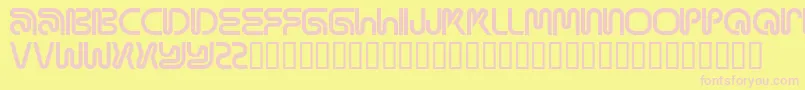 Mama Font – Pink Fonts on Yellow Background