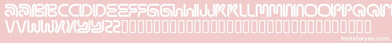 Mama Font – White Fonts on Pink Background