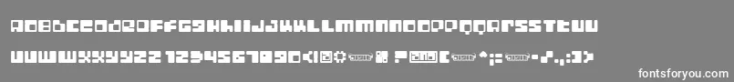 DigitLofi Font – White Fonts on Gray Background