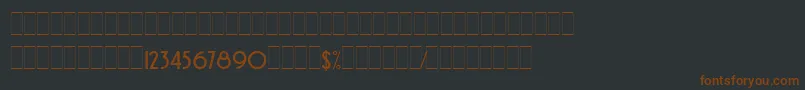 fuente AvenidaAltsLetPlain.1.0 – Fuentes Marrones Sobre Fondo Negro
