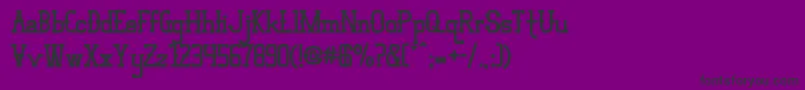 VloderstoneBlack2 Font – Black Fonts on Purple Background