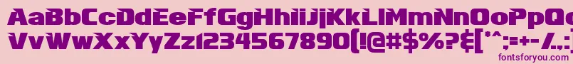 Infinits-Schriftart – Violette Schriften auf rosa Hintergrund