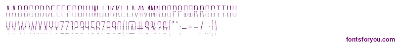 Alienleagueiigrad Font – Purple Fonts on White Background