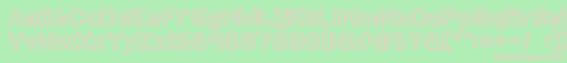 CopyPaste Font – Pink Fonts on Green Background