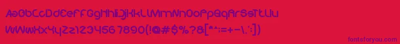 More about We Font We Font – Purple Fonts on Red Background