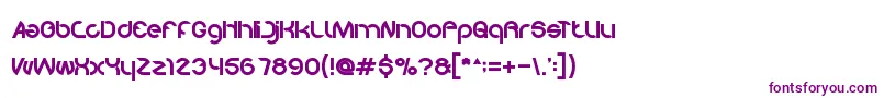 We Font – Purple Fonts on White Background