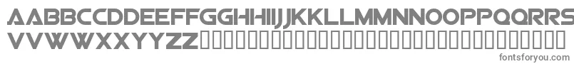 Sfvipersquadronsolid-fontti – harmaat kirjasimet valkoisella taustalla
