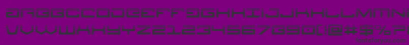 Legionhalf Font – Black Fonts on Purple Background