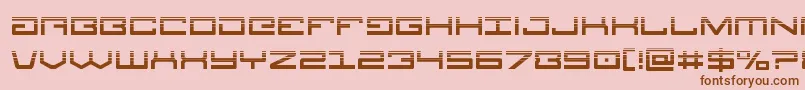 Legionhalf Font – Brown Fonts on Pink Background