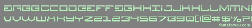 Legionhalf Font – Green Fonts on Gray Background