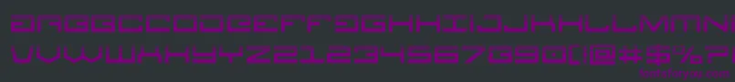 Legionhalf Font – Purple Fonts on Black Background