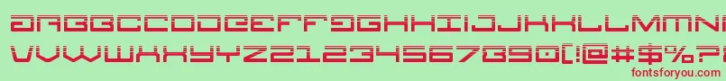 Legionhalf Font – Red Fonts on Green Background