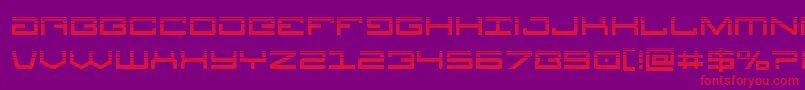 Legionhalf Font – Red Fonts on Purple Background