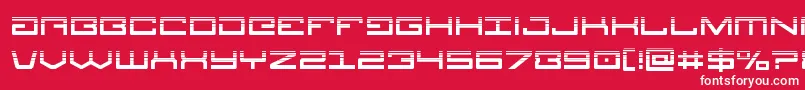 Legionhalf Font – White Fonts on Red Background