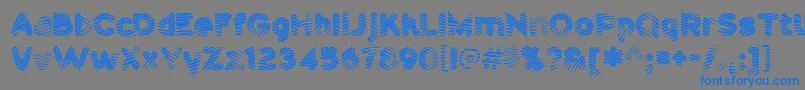 fuente Pantspatrol – Fuentes Azules Sobre Fondo Gris