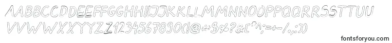 DarbogOutlineBoldItalic Font – Fonts for Adobe Illustrator