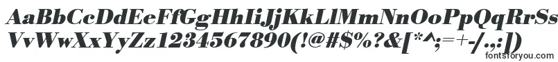 UrwbodonitBoldOblique-fontti – Kallellaan olevat fontit