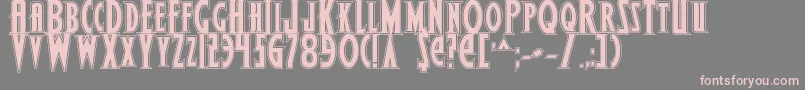 Wolf4bp Font – Pink Fonts on Gray Background