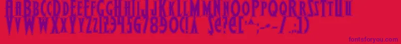 fuente Wolf4bp – Fuentes Moradas Sobre Fondo Rojo