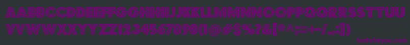 BudmojigglerRegular Font – Purple Fonts on Black Background