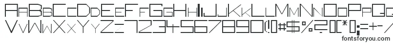 SquareUniqueThin Font – Poster Fonts