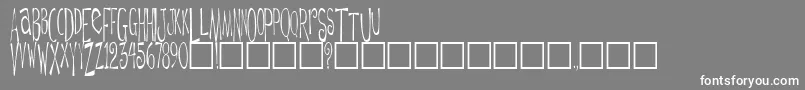 DaytripperPlain Font – White Fonts on Gray Background