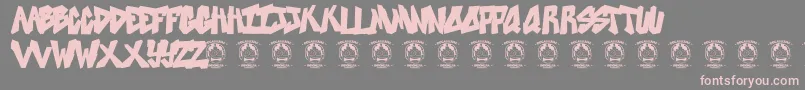fuente Sweetasrevenge – Fuentes Rosadas Sobre Fondo Gris