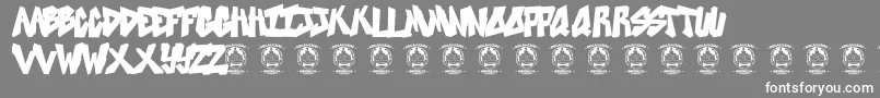 Sweetasrevenge Font – White Fonts on Gray Background