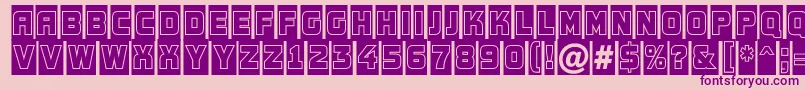 AConceptotitulnrcmgr Font – Purple Fonts on Pink Background