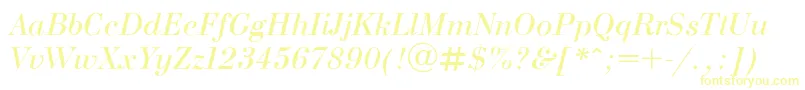 Bodonii Font – Yellow Fonts