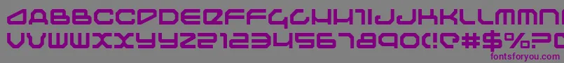 Шрифт Travelerlight – фиолетовые шрифты на сером фоне