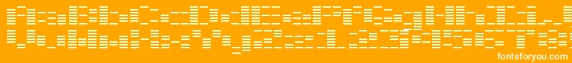 フォントOtoChouha – オレンジの背景に白い文字