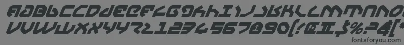 fuente Yahrenv2bi – Fuentes Negras Sobre Fondo Gris