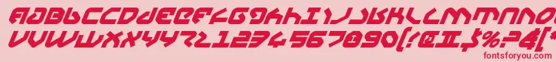 Yahrenv2bi Font – Red Fonts on Pink Background