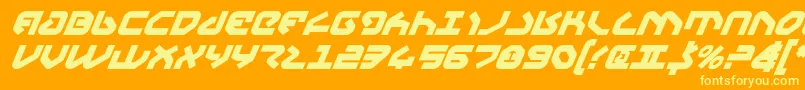 fuente Yahrenv2bi – Fuentes Amarillas Sobre Fondo Naranja