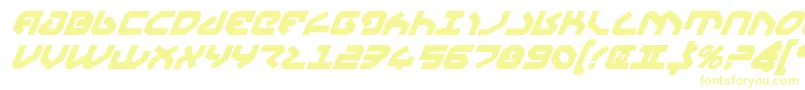 Шрифт Yahrenv2bi – жёлтые шрифты