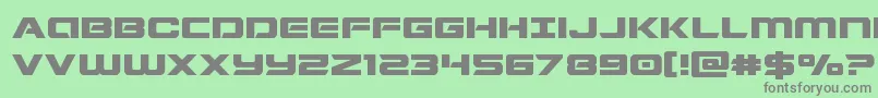 Stardusterexpand Font – Gray Fonts on Green Background