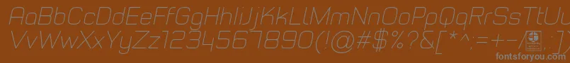 Подробнее о шрифте TypoStyleThinItalicDemo Шрифт TypoStyleThinItalicDemo – серые шрифты на коричневом фоне