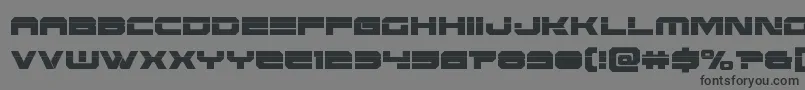 Eridanuscondlaser Font – Black Fonts on Gray Background