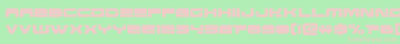 Шрифт Eridanuscondlaser – розовые шрифты на зелёном фоне
