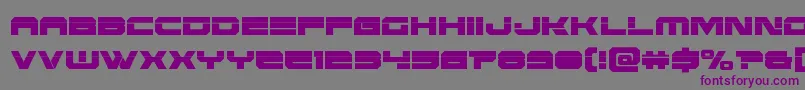 Eridanuscondlaser Font – Purple Fonts on Gray Background